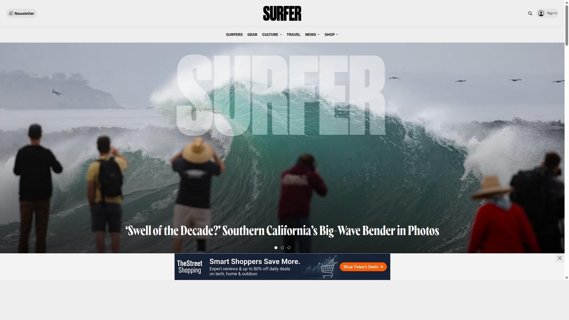 Surfer website